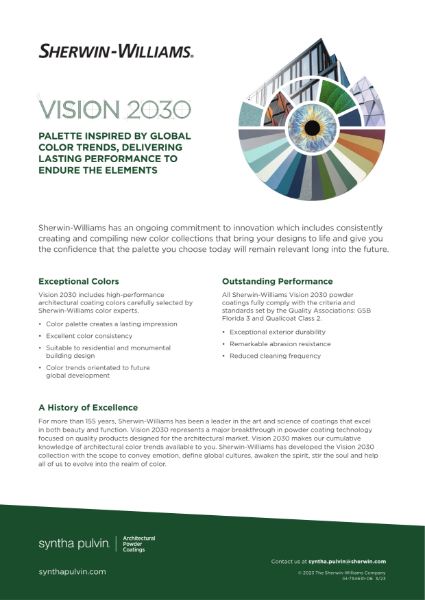 Syntha Pulvin Vision 2030 - Sell Sheet