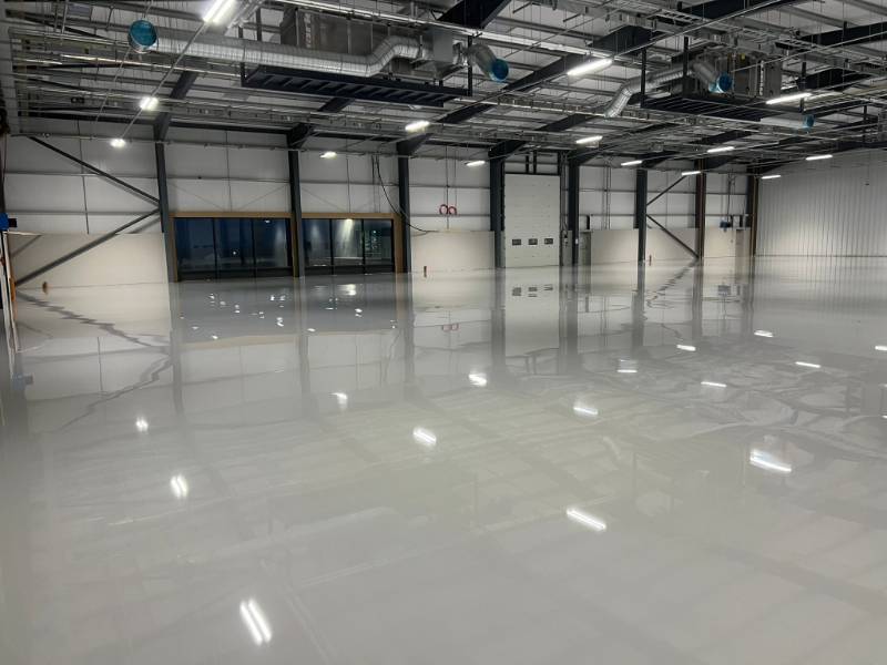 Almac Building Electrically Conducting Resin Floor