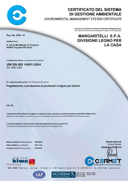 ISO 14001 Certification