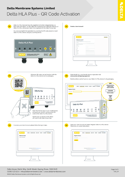 Delta HLA Plus QR Code Install