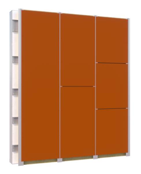 Rainscreen Cladding Optima FlatFix System (Discreet Fix) - Flat Plate Rainscreen Cladding System