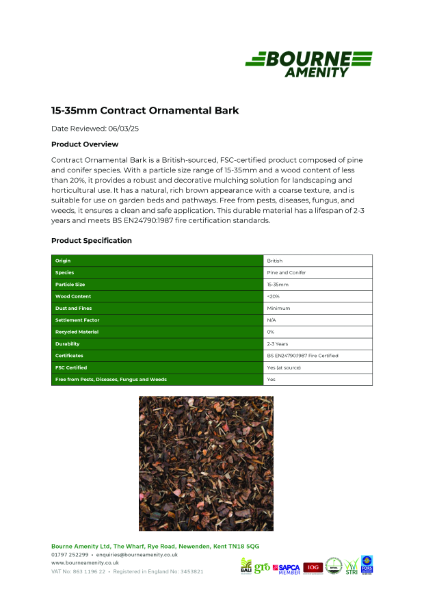 15-35mm Contract Ornamental Bark