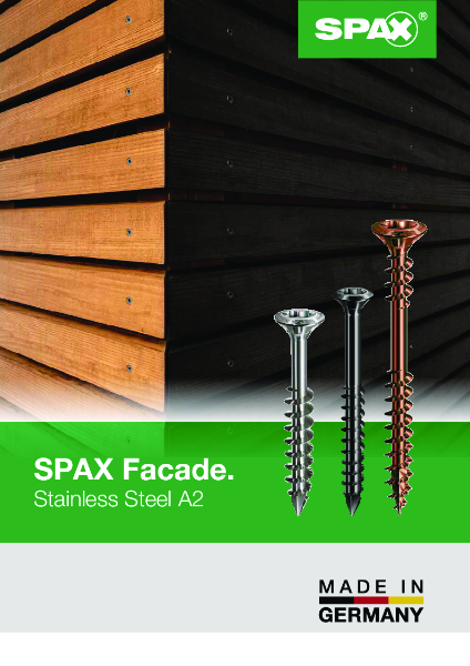 SPAX Facade Brochure