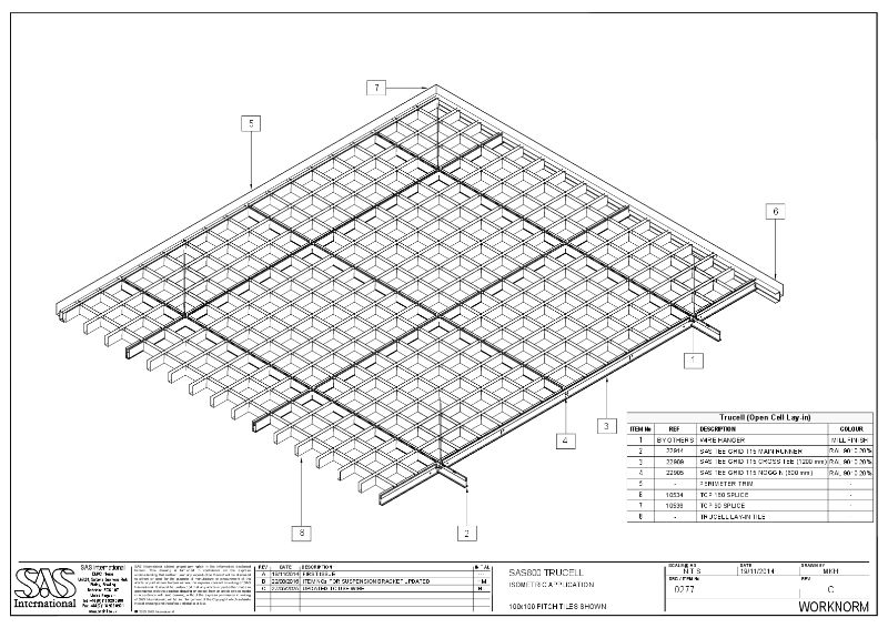 SAS800 Trucell Isometric Application