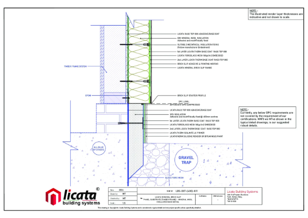 Licata Therm Panel Substrate - Timber Frame - Mineral Brick Slips -Combined 2026