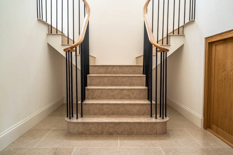 La Roche Staircase & Cabochon Flooring