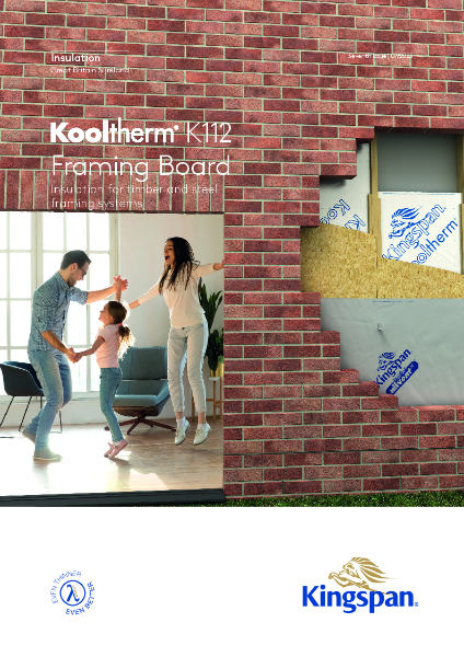 Kingspan Kooltherm K112 Framing Board brochure