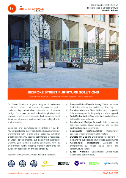 Street Furniture Mini Brochure