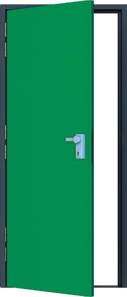 Single M2M+Express steel doorset