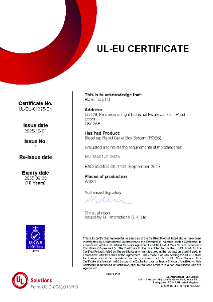UL-EU Certified