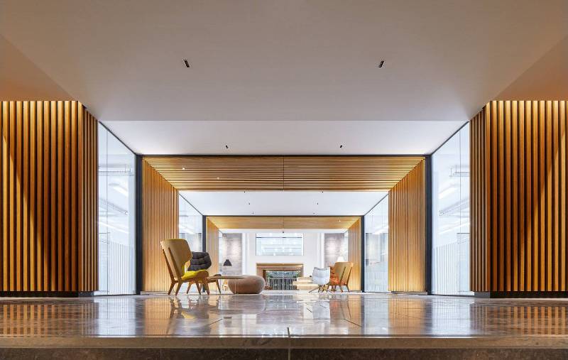 Acoustic Timber Panels (Slatted) - Solid Wood Panels and Aluminium TIMBER EFFECT options - Acoustic Wall Panels