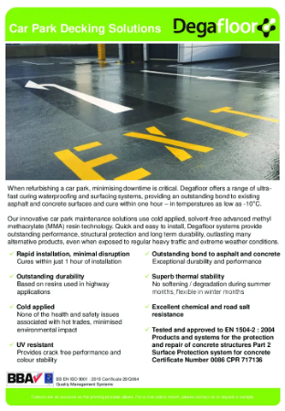 Degafloor Car Parks