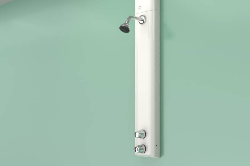 Shower Assembly with Dual Controls and Swivel Head (incl. ILTDU)