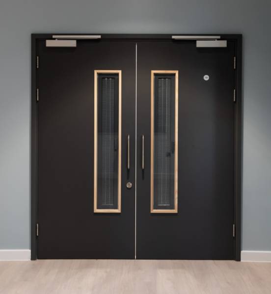 Double Door, FD60, With Vision Panel