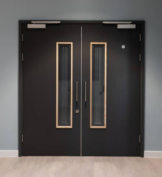 Double Door, FD60, With Vision Panel - Fire Door
