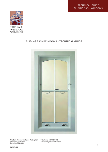 Sash Window Technical Guide
