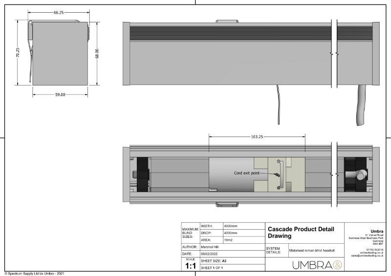 Cascade Technical Drawings