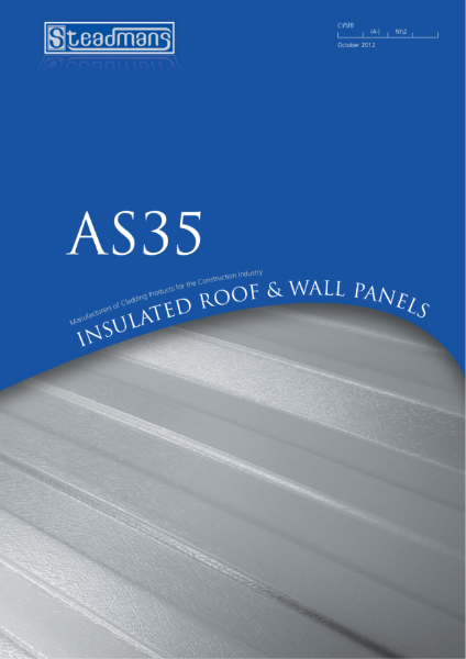 AS35 Insulated Roof & Wall Panels Brochure