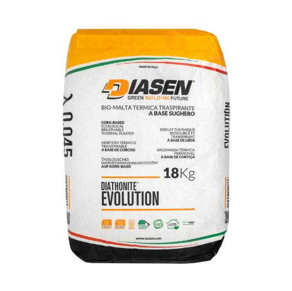 Diasen Diathonite Evolution - Cork Lime Thermal Insulating Plaster