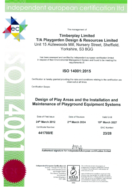 Timberplay ISO14001