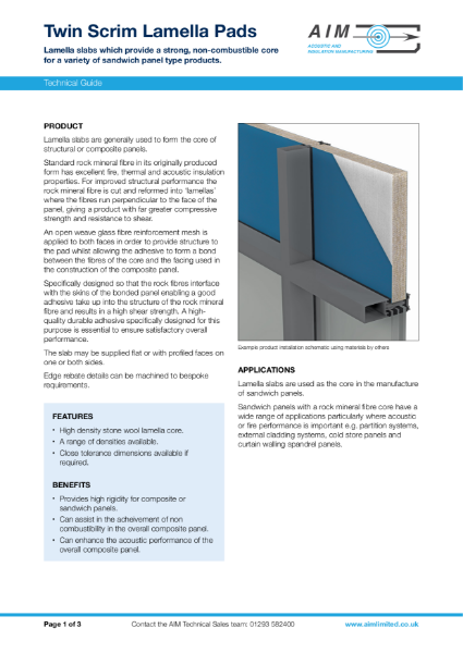 AIM Twin Scrim Lamella Technical Guide 2022