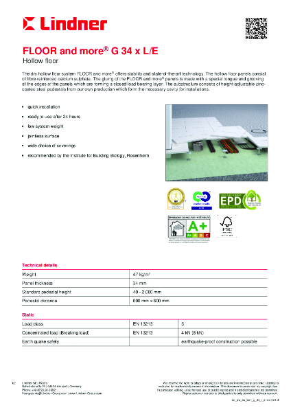 Lindner - FLOOR and more® G34