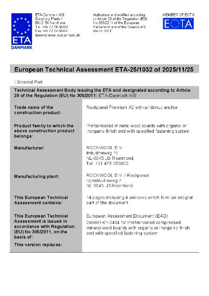 European Technical Approval (ETA)