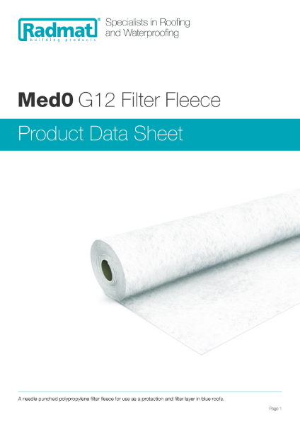 MedO G12 Geotextile Filter Fleece