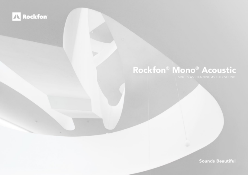 Rockfon Mono Acoustic inspiration book