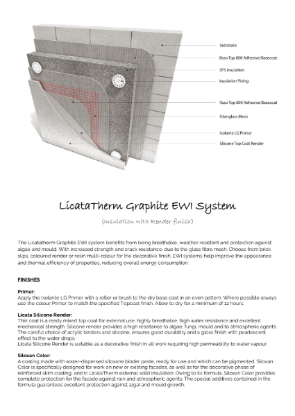 LicataTherm Graphite EWI Render System