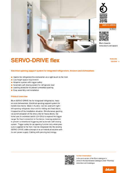SERVO-DRIVE flex Specification Text