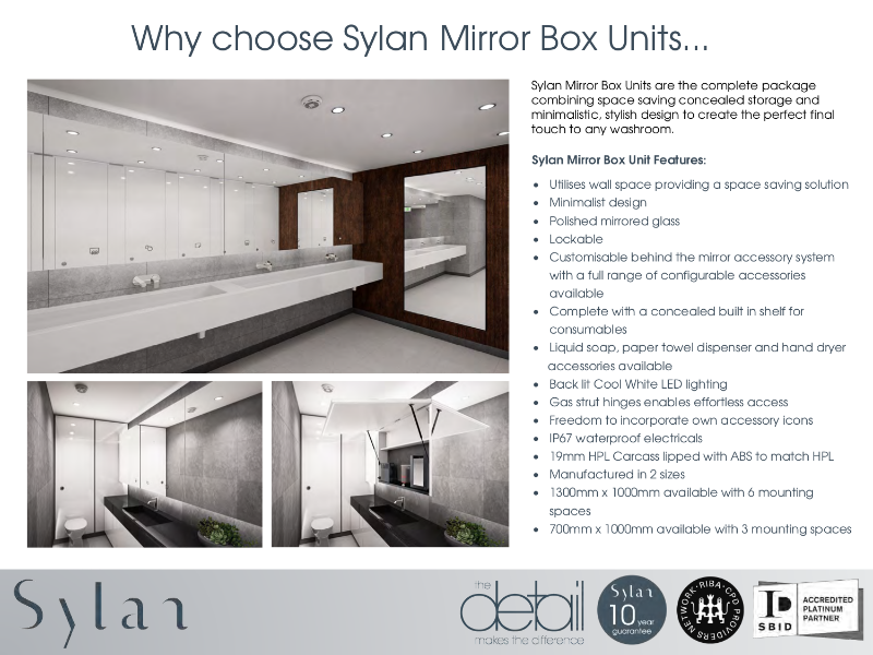 Sylan Mirror Box Unit