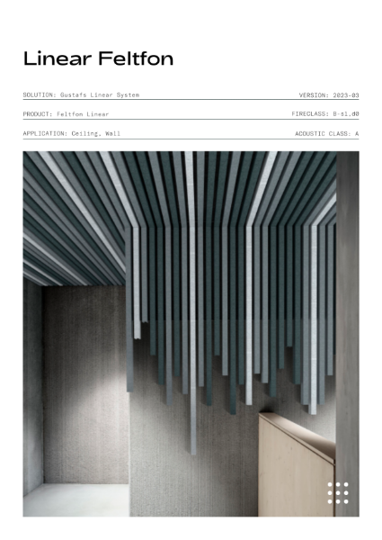 Gustafs Linear Feltfon Walls