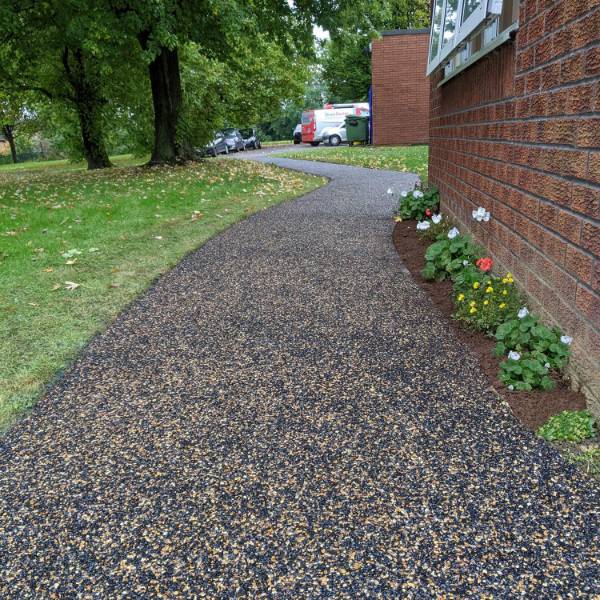 Rotherham Primary School Entrance Path in Soft Gravel