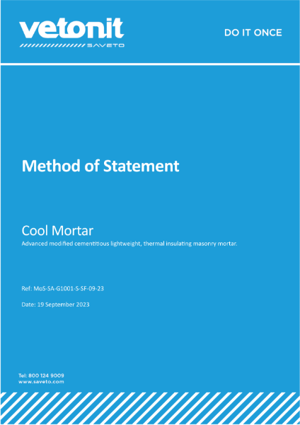 Method of Statement Cool Mortar