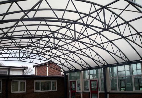 Bishop Milner Catholic College - Hamilton large span canopy