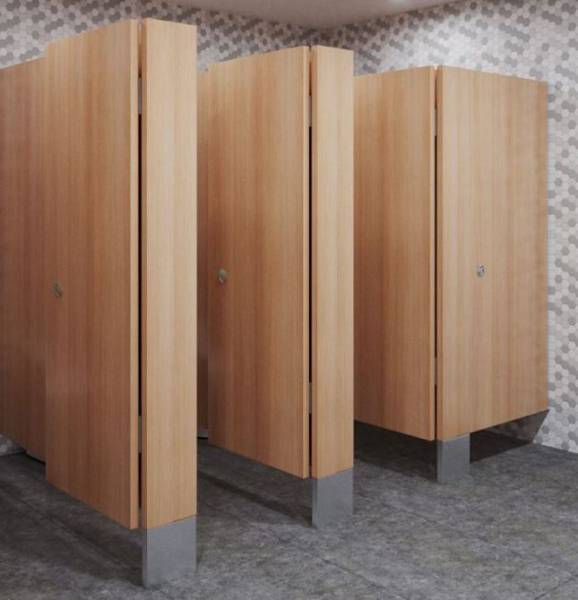 Toilet cubicle - Blade Mounted Free Standing (BF) 