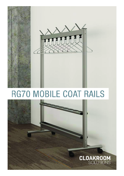 RG70 Mobile Coat Rail Brochure