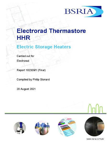 BSRIA Certificate