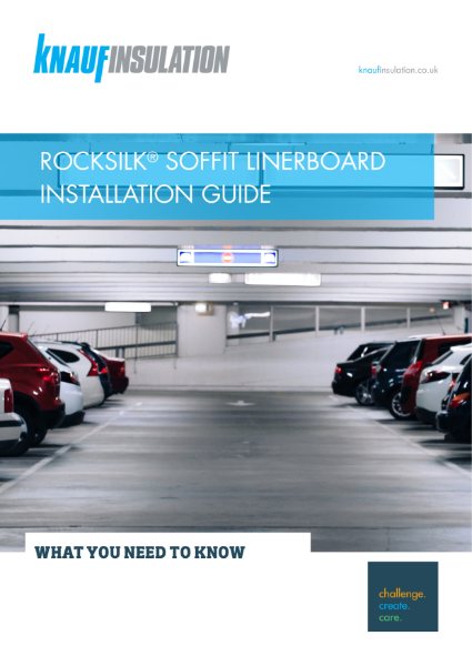 Rocksilk® Soffit Linerboard Installation Guide