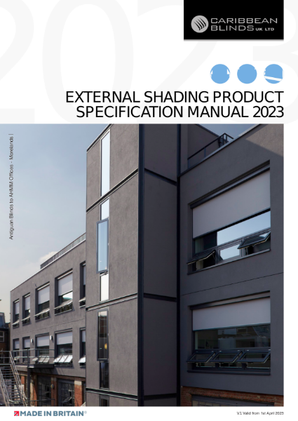 CB - External Shading Product Specification Manual
