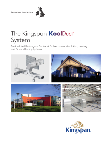 The Kingspan KoolDuct System, datasheet - 04/23