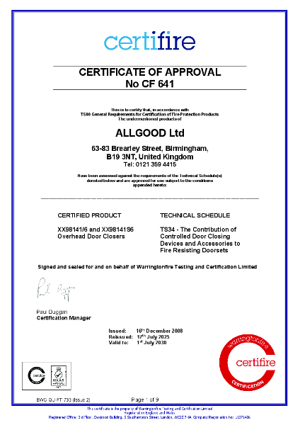 Certifire Certificate