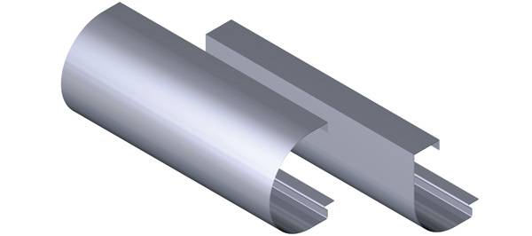 Bullnose Aluminium Fascia Profile