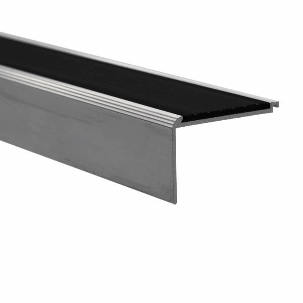 5 mm Gauge Aluminium Stair Nosings with Carborundum Insert - Aluminium Stair Nosings