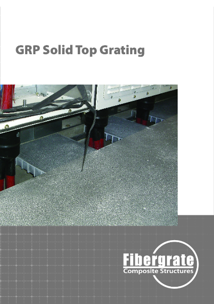 Fibergrate - Solid Top Grating Data Sheet