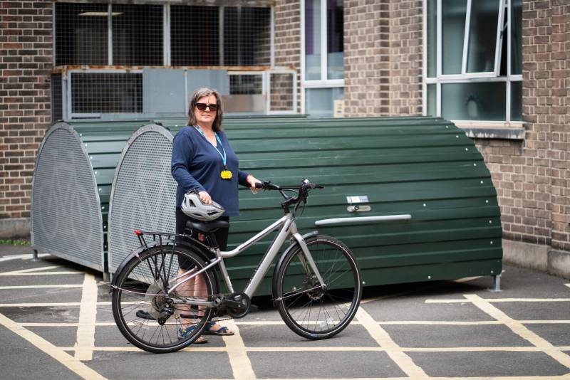 Why cycle parking is so important for NHS sites - Bristol Central Health Clinic Bikehangars