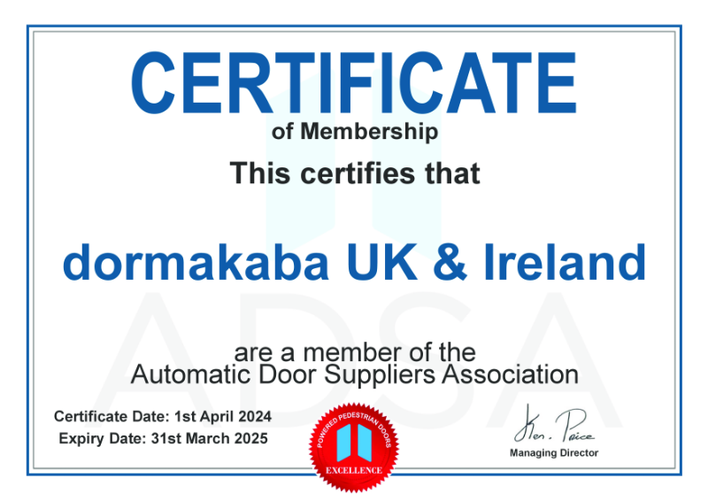 Automatic Door Suppliers Association