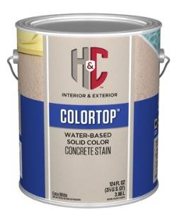 H&C COLORTOP Water-Based Solid Color Concrete Stain 