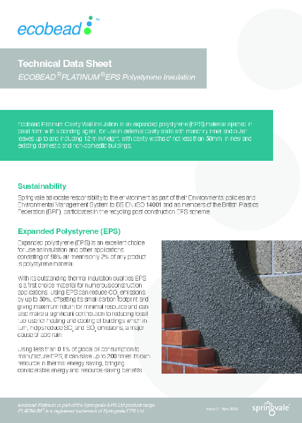 Springvale Ecobead Technical Data Sheet